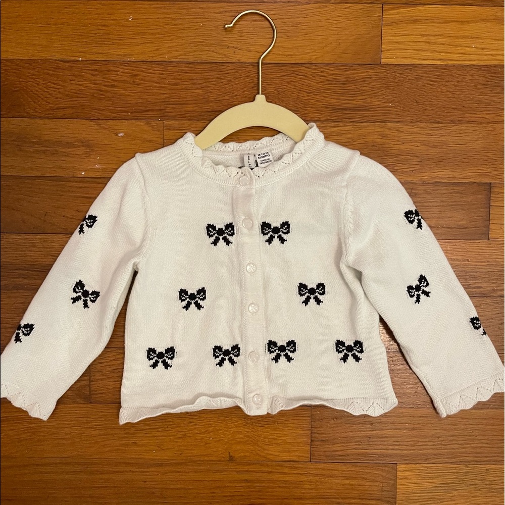 Janie and Jack Bow Cardigan